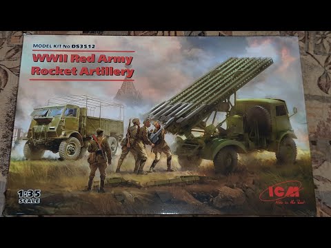 WWII Red Armu Rocket Artillery. ICM DS3512 Часть 1.
