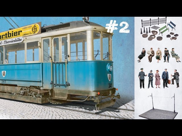 Обзор фигурки экипажа и пассажиров трамвая, уличные аксессуары от MiniArt - стендовый моделизм, 1/35