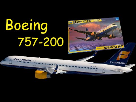 Boeing 757-200. Новинка от фирмы "Звезда" в 1/144 масштабе. Обзор набора.