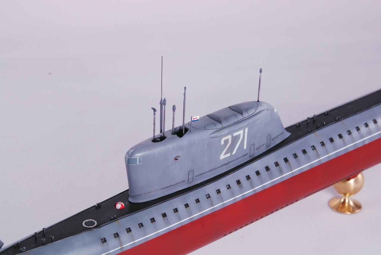 ПЛАРБ "К-19" пр. 658, 1/350 — Каропка.ру — стендовые модели, военная ...