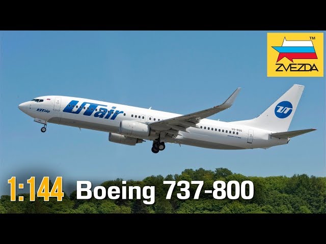 Boeing 737-800 :: 1/144 :: Zvezda :: Распаковка и обзор