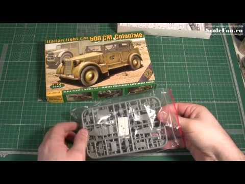 ACE 72548 Italian light military vehicle 508 CM Coloniale scale model