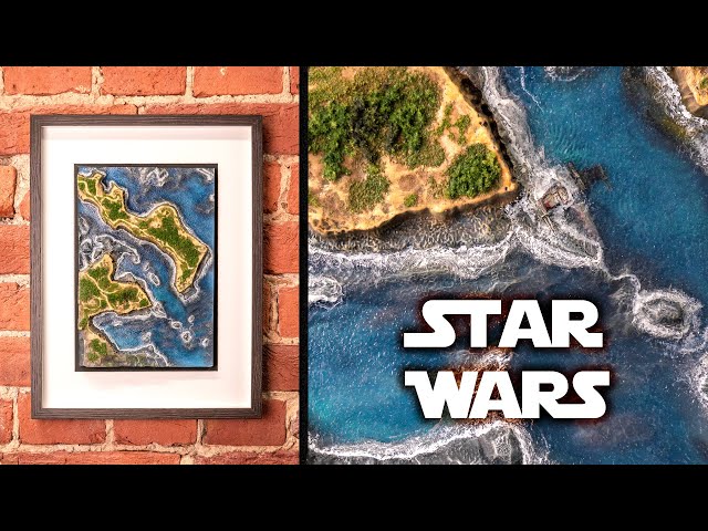 Как сделать водный пейзаж по Star Wars