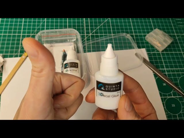 Проба нового клея от Quinta modelling studio для 3D декалей+Краш-тест.