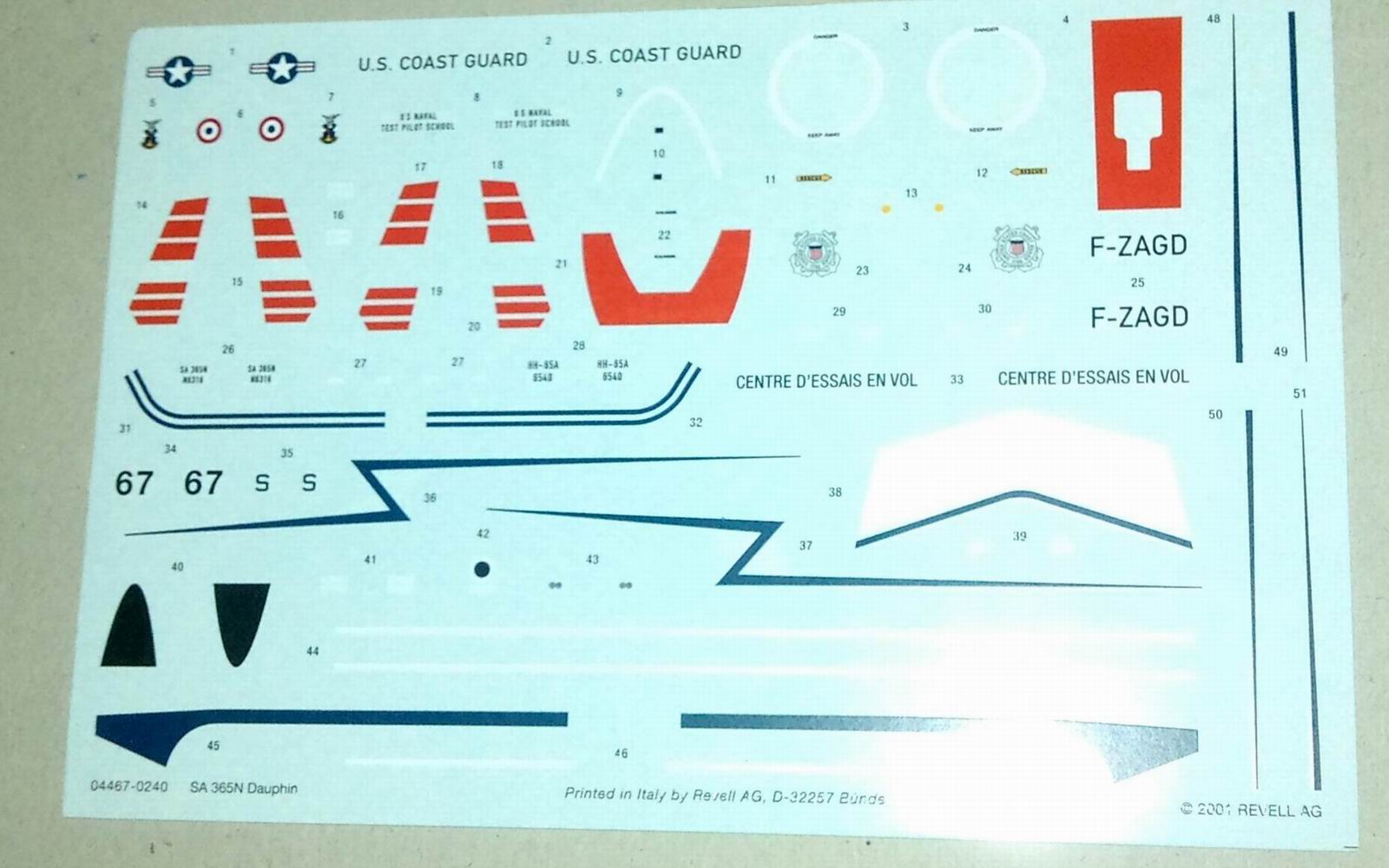 Eurocopter SA365, Revell 1/72