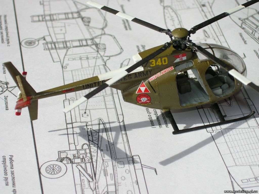 OH-6A Cayuse 1:72 Italery