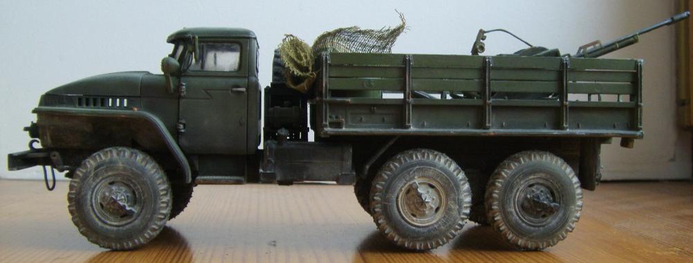 УРАЛ 4320 с ЗУ-23 на борту