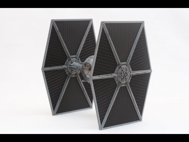 Star Wars Tie Fighter: building, painting and weathering 1/72 Bandai