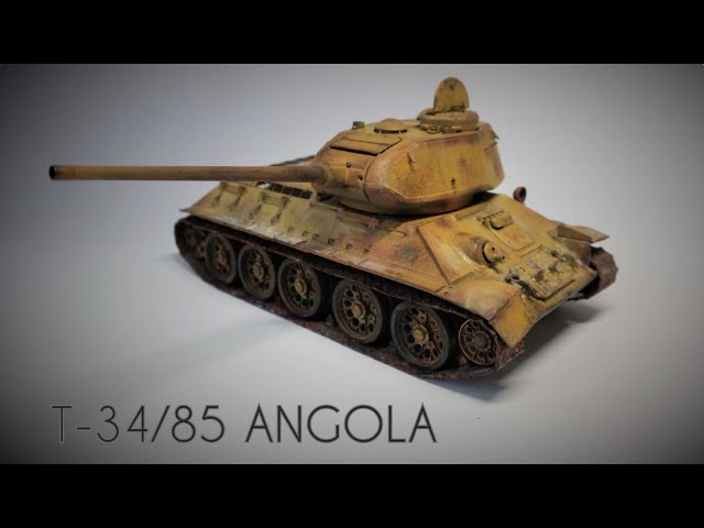 Танк Т-34/85 "Angola" 1/35 "Звезда" + "MSD"