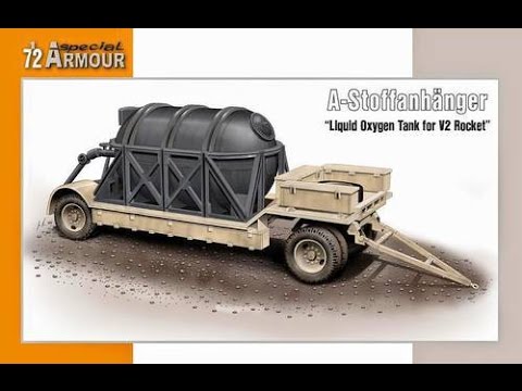 Special Armour A-Stoffanhanger Liquid Oxigen Tank for V2 Rocket scale model