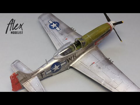 MUSTANG P - 51D 1/72  МОДЕЛИСТ | СБОРКА И ПОКРАСКА