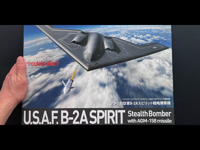 Это не модель, это монстр. Американский бомдардировщик-стелс B-2A в 72 масштабе.