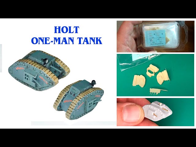 Holt One Man Tank 1/72 scale model by Den Bels Modes