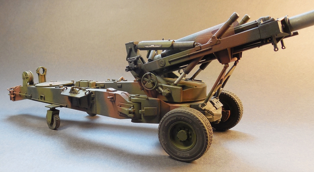 M198 155mm Medium Towed Howitzer Early Version — Каропкару — стендовые модели военная миниатюра