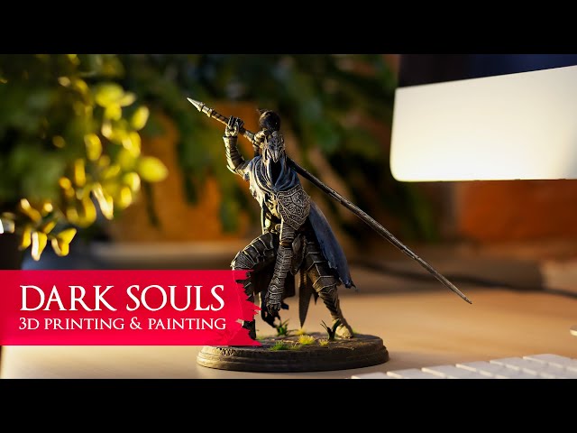 Как реалистично покрасить персонажа из игры Dark Souls // Обзор 3д принтера Anet N4