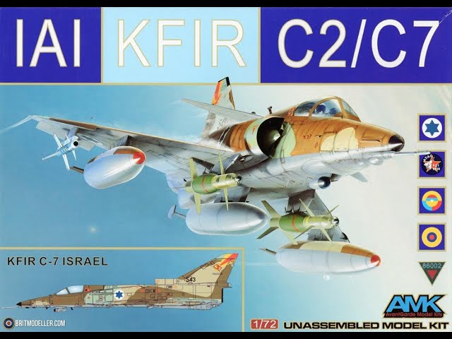 IAI Kfir, AMK AvantGarde Model Kits - No. 86002 - 1:72, review
