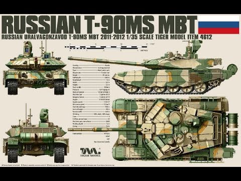 Обзор! T-90MS MBT. TigerModell 1/35.