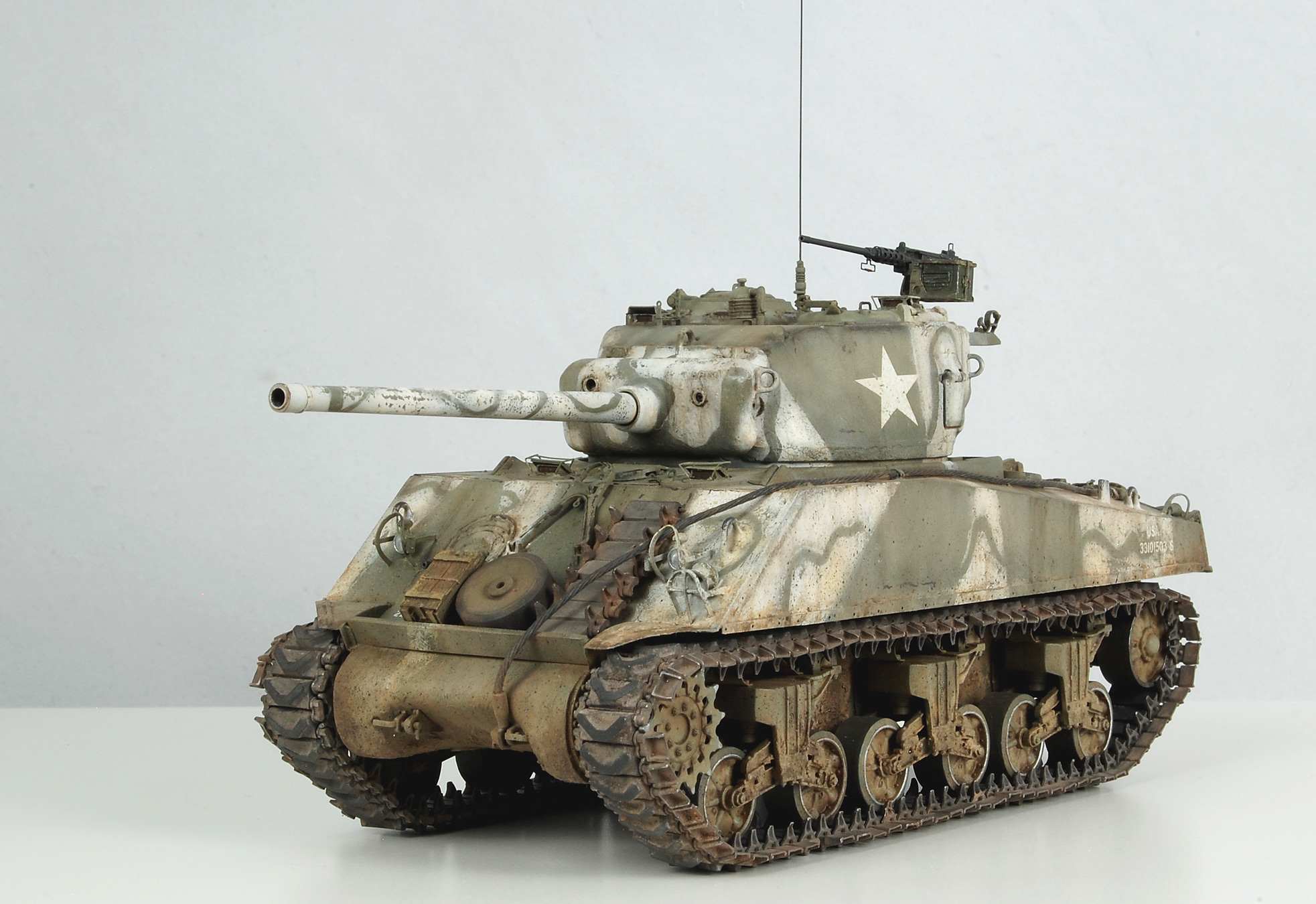 Sherman M4A3 76(W) — Каропка.ру — стендовые модели, военная миниатюра