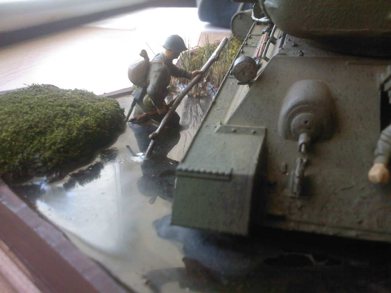 Т-34-85 - застрял...