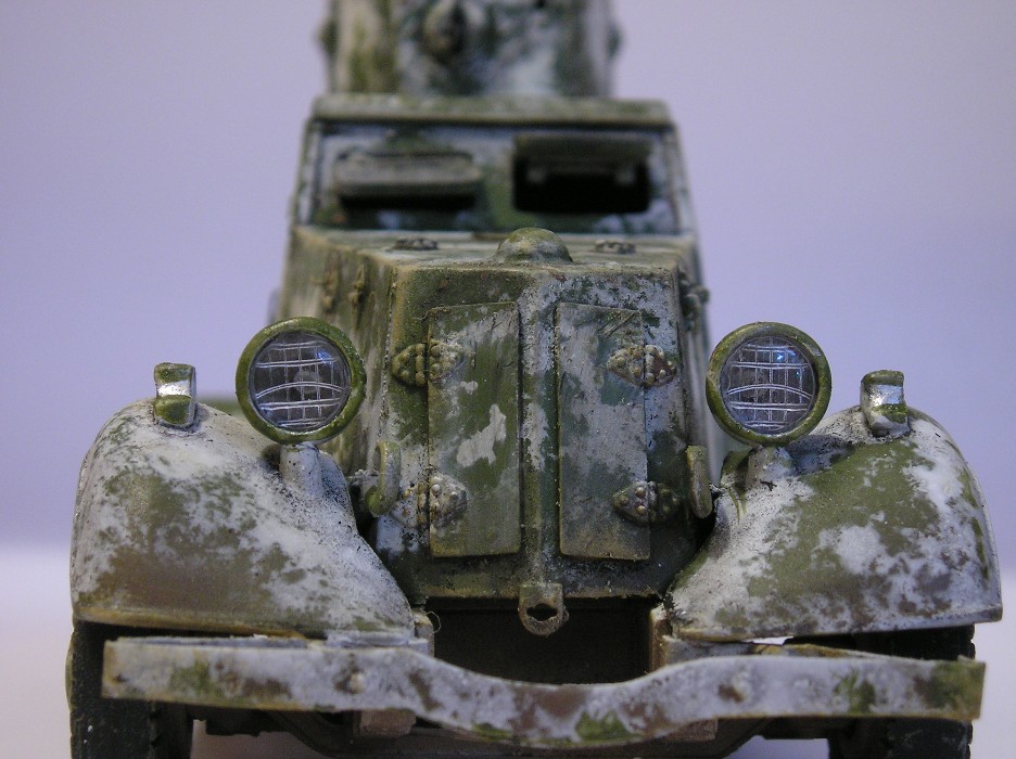 БА-20 в зимнем камуфляже