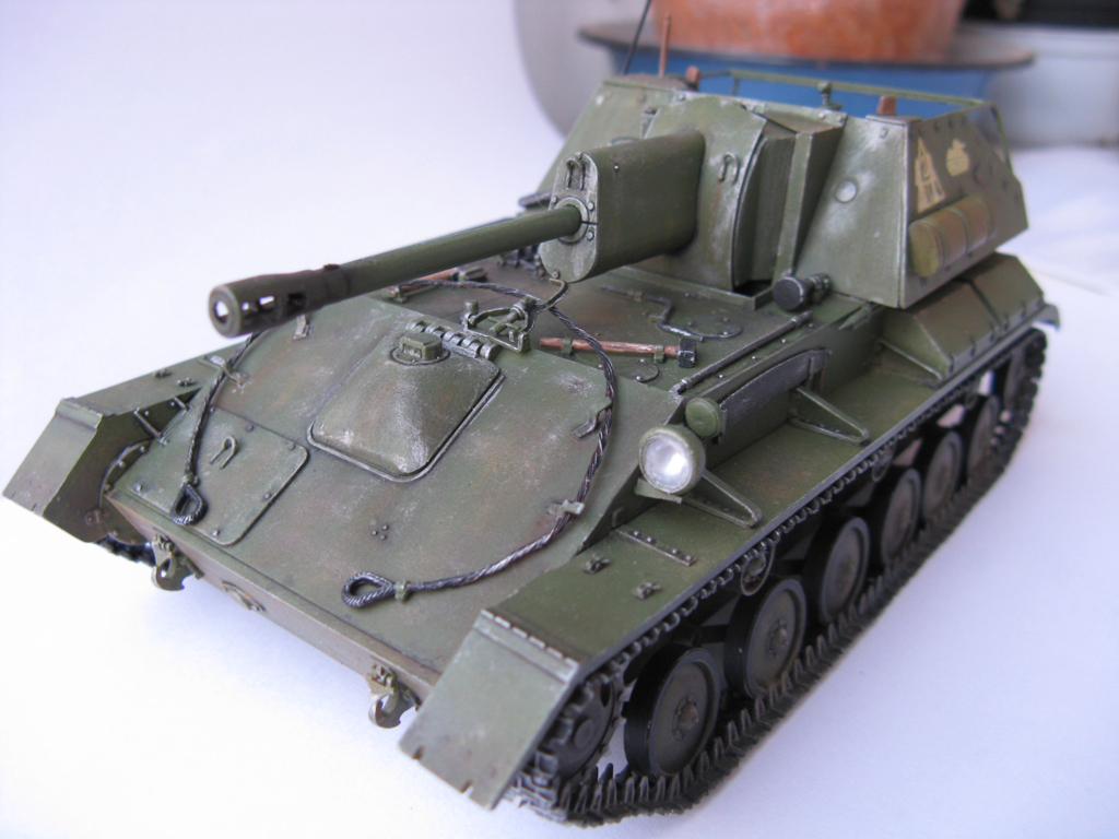 Cу 76м от миниарта масштаб 1/35
