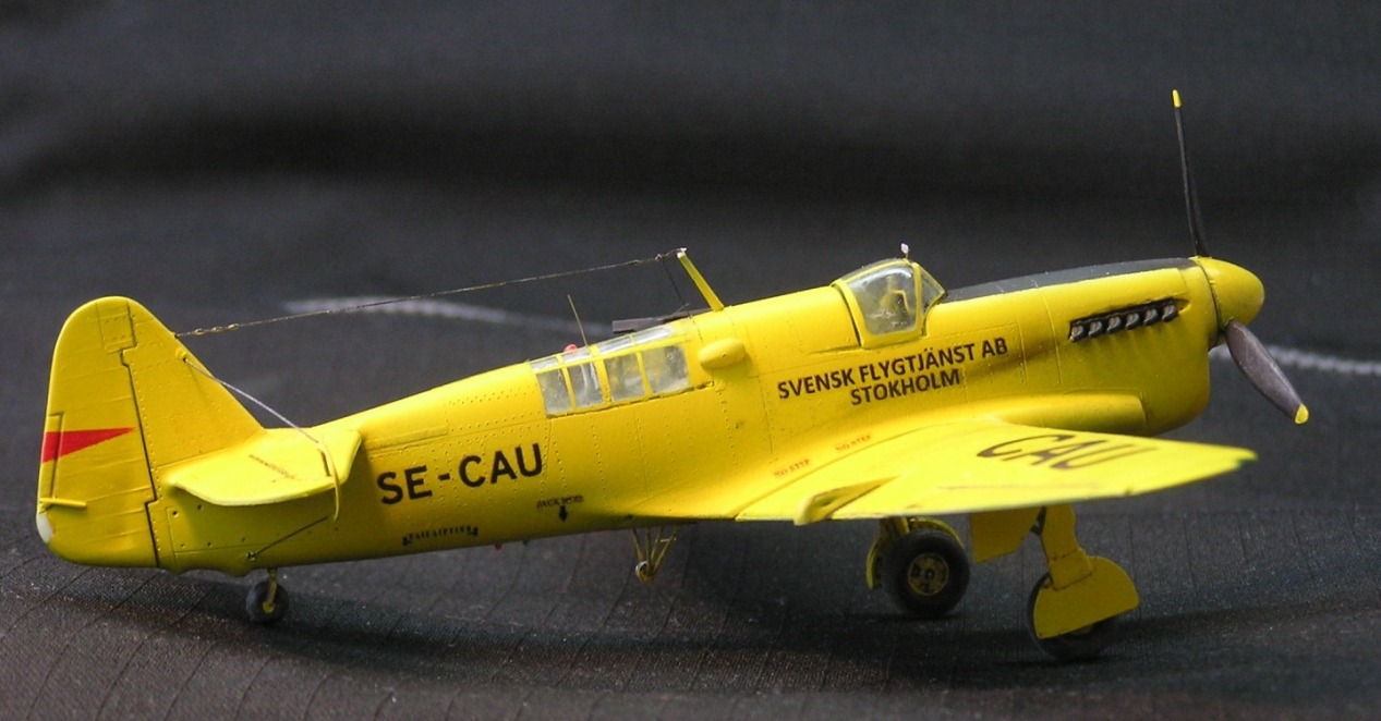 Fairey Firefly TT.1 Svensk Flygjanst AB Stockholm.