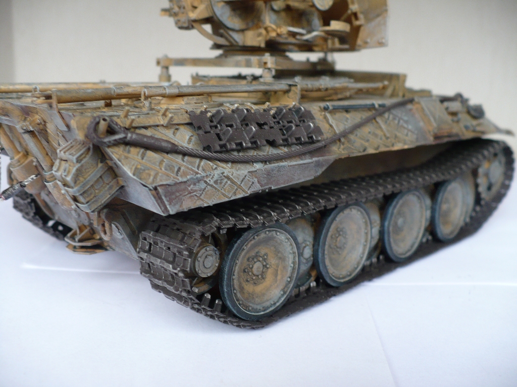 Bergepanther. flak 37