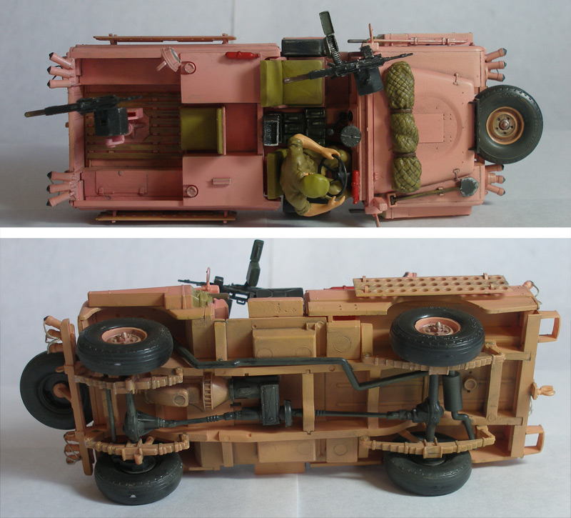 Who dares wins! Land Rover Def «Pink Panther», Tamya, 1:35