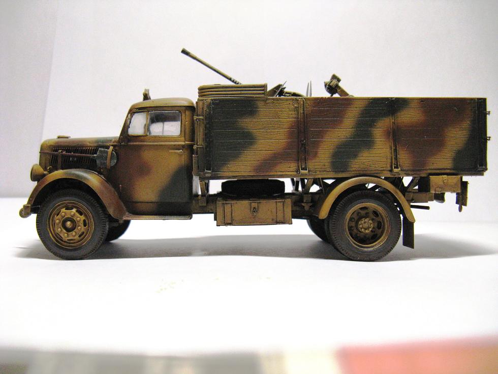 Opel Blitz with Flak 38 20мм Italeri 1/35