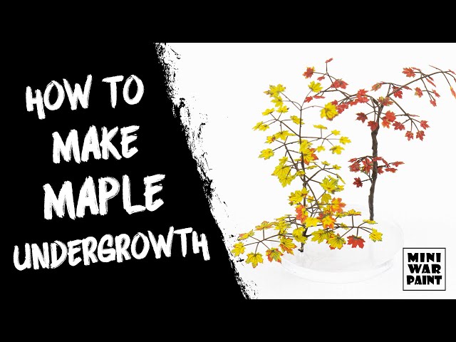 Ветви клена MiniWarPaint | Как собрать кленовую поросль | How to make maple undergrowth