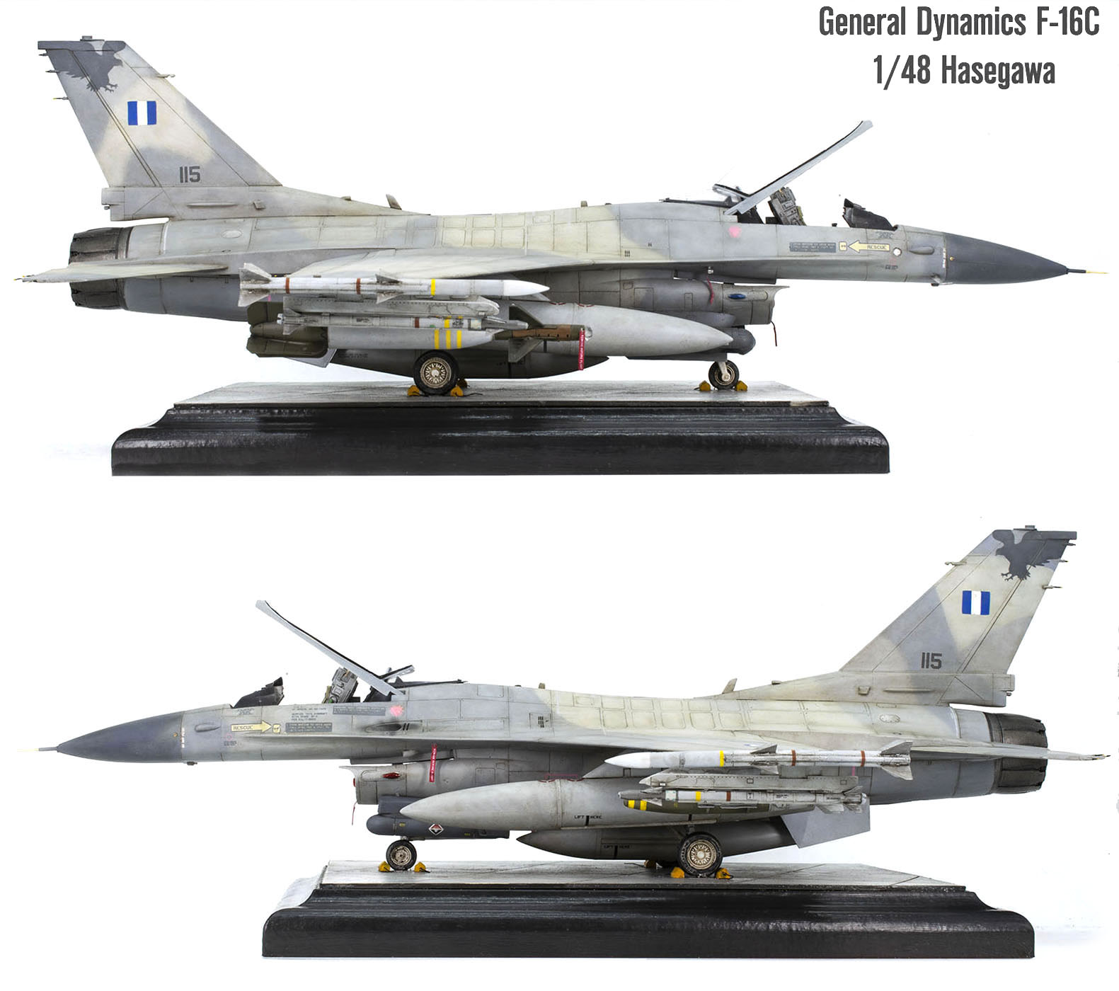 General Dynamics F-16C Falcon — Каропка.ру — стендовые модели, военная ...