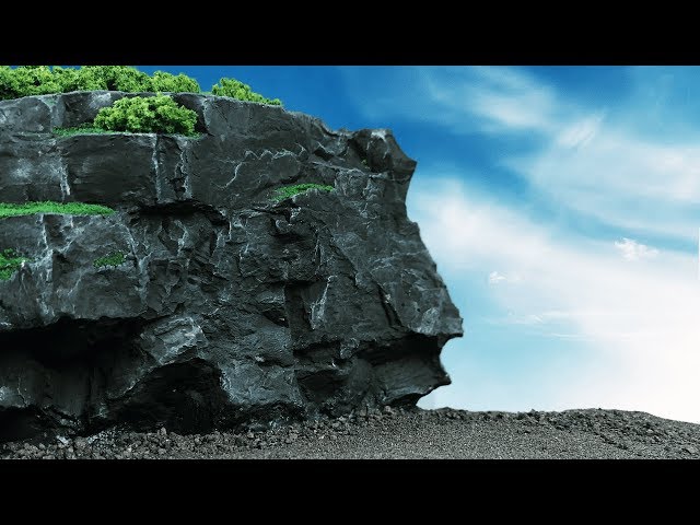 Реалистичные горы для диорам. Подробный урок.