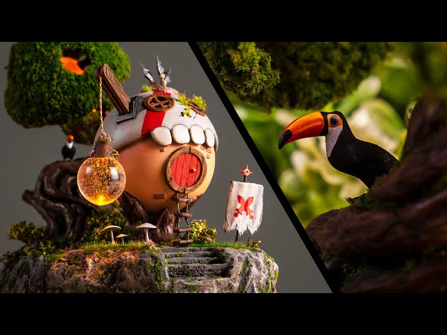 Как сделать «Дом для зомби» своими руками // Светящаяся диорама c Arduino подсветкой