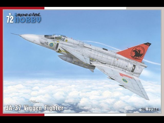 Special Hobby JA-37 Viggen Fighter 1/72 SH72384 review