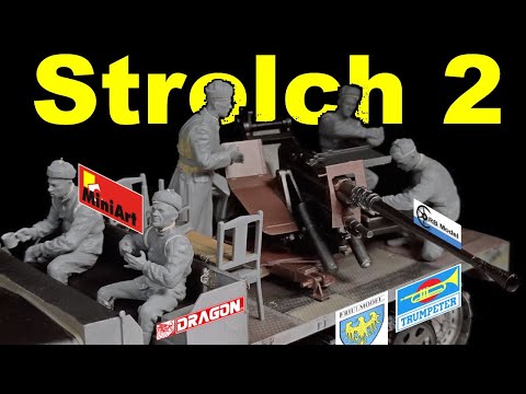 Sd.Kfz.7/2 "Strolch 2" (DRAGON + TRUMPETER 1/35). Этап 3 - грунт.