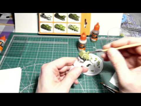 Красим кистью. Башня