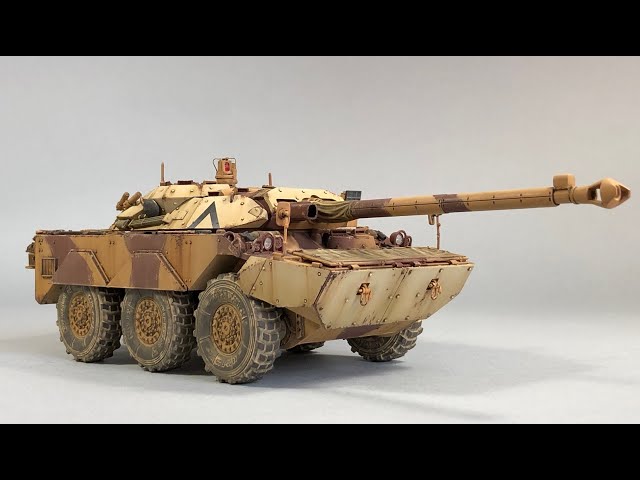 AMX-10 CR, Tiger Model 1/35, Painting and Weathering