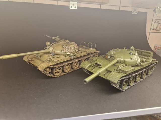 Т-62 в масштабе 1:35 от фирмы Звезда, обзор собранной  модели / T-62 in 1:35 scale from Zvezda