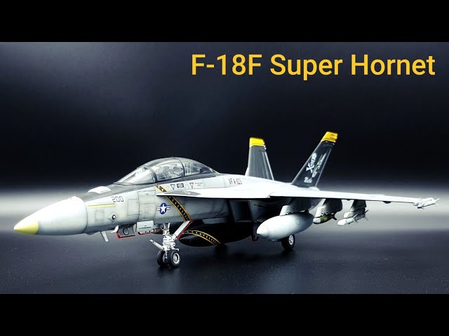 Истребитель F/A-18f super hornet, academy, масштаб 1/72