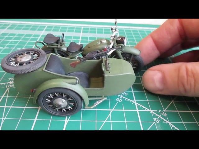 Motorcycle M-72 USSR 1941 scale 1/26