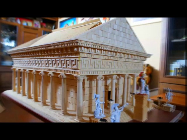 Шедевры из спичек, Акрополь, Автор Сергей Червин | Греция, античность