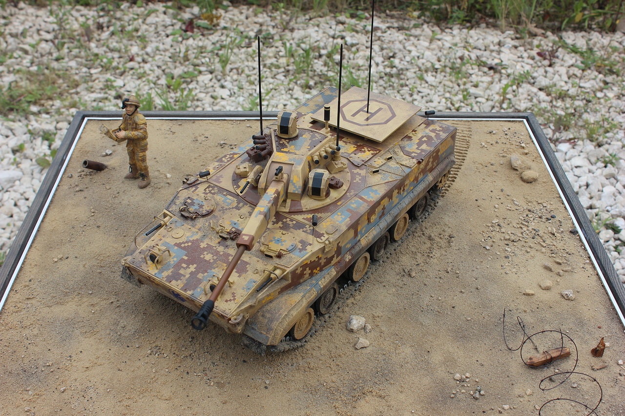 Модель БМП-3 — Каропка.ру — стендовые модели, военная миниатюра