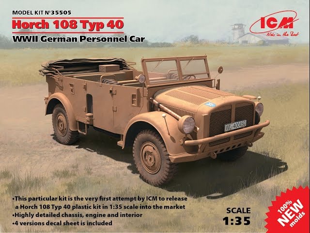 Horch 108 Typ 40.  ICM.  Часть 5. Фильтр,Лакировка,декали. Подготовка под смывку