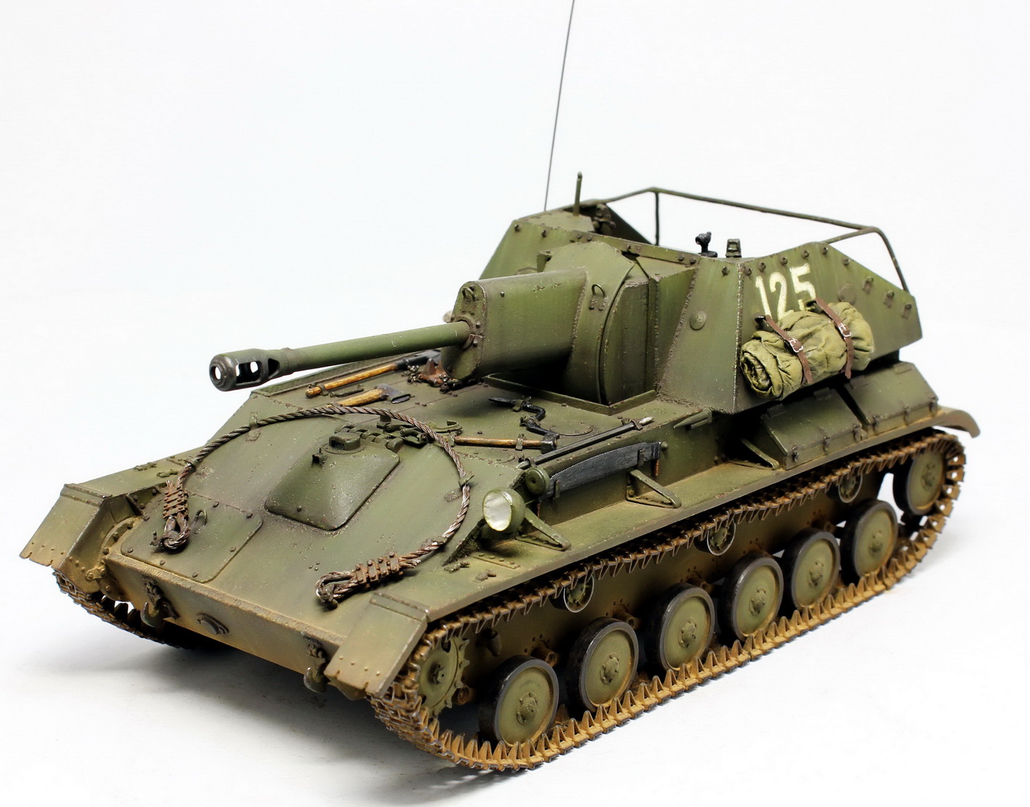 СУ-76М — Каропка.ру — стендовые модели, военная миниатюра