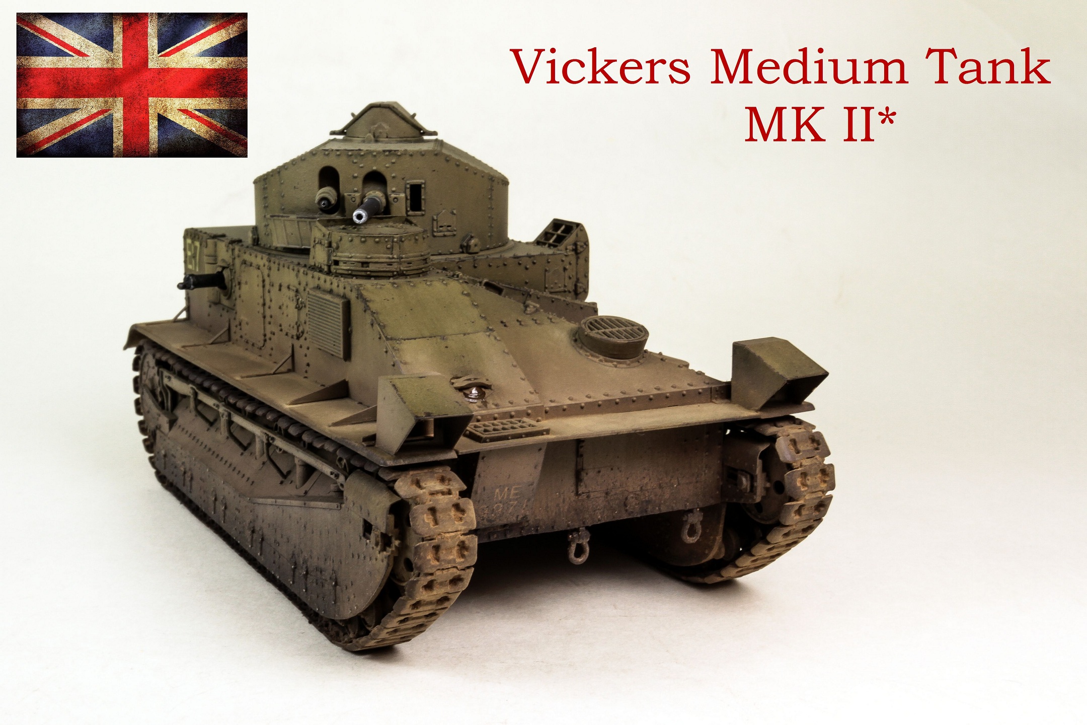 83881 техника и вооружение vickers medium tank mk ii 1 35