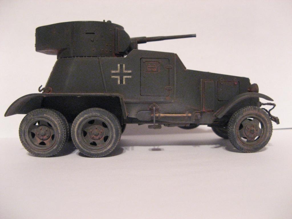 трофейная БА-3 на службе вермахта