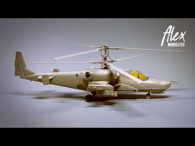 Assembly of the KA-50 helicopter Black shark. 1/72  |  Сборка вертолета КА-50 Черная акула