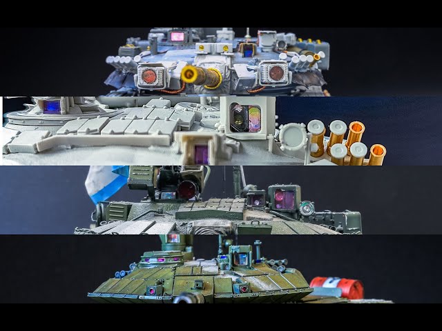 Как сделать оптику на модели танка \How to make optics on a tank model\