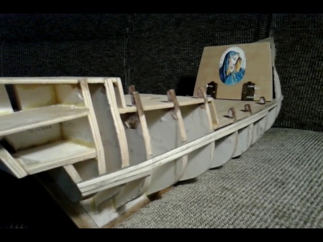 Венецианский Галеон 16 века с ликами Святых