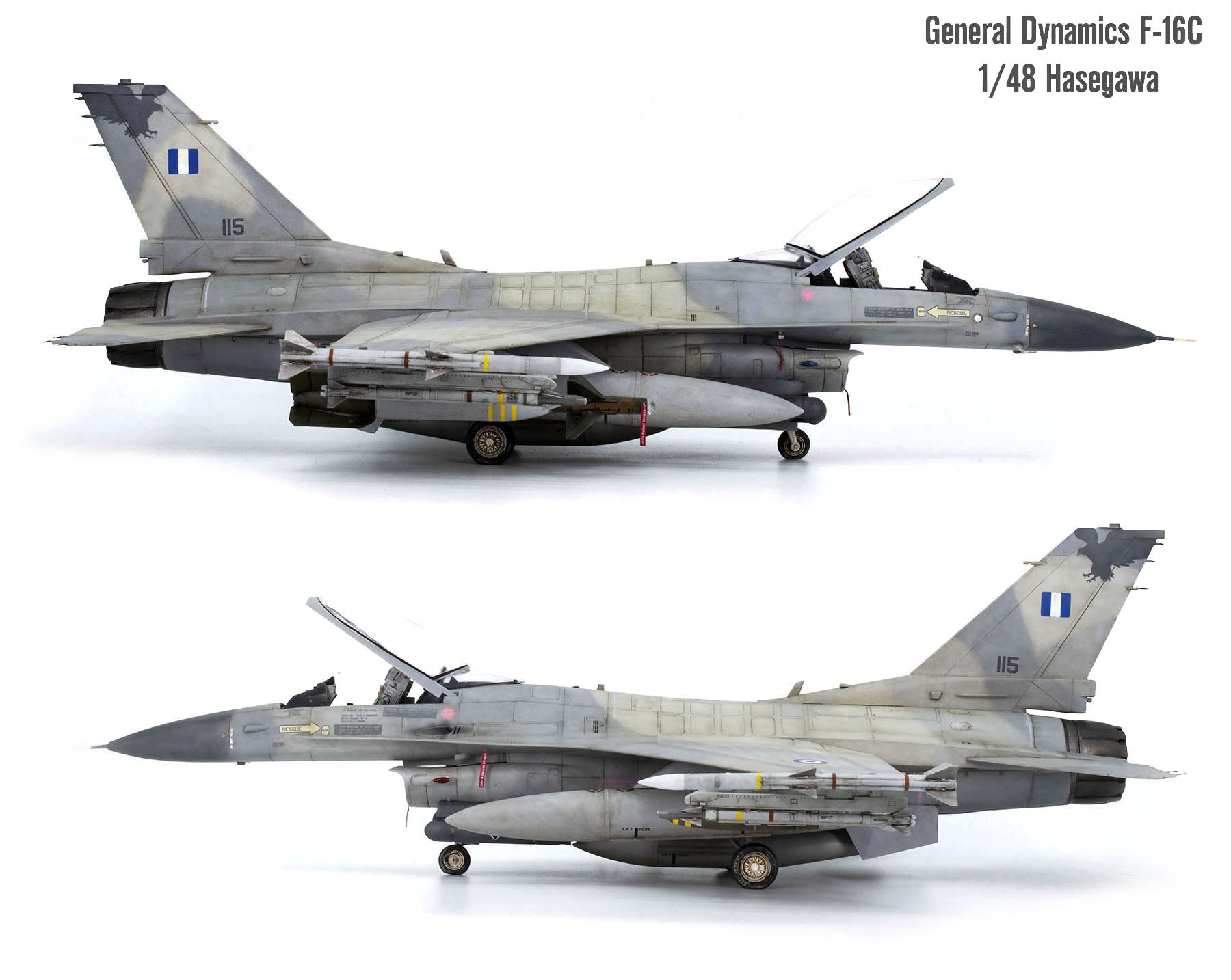 General Dynamics F-16C Falcon — Каропка.ру — стендовые модели, военная ...